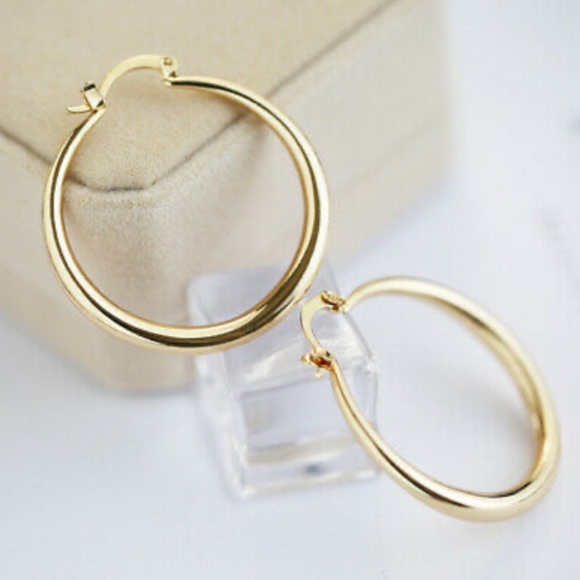 NEW Gold plated/925 Sterling Silver Earrings - Picture 2 of 4